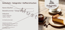 Laden Sie das Bild in den Galerie-Viewer, Salzgrotte + Kaffee & Kuchen Gutschein - PDF Download
